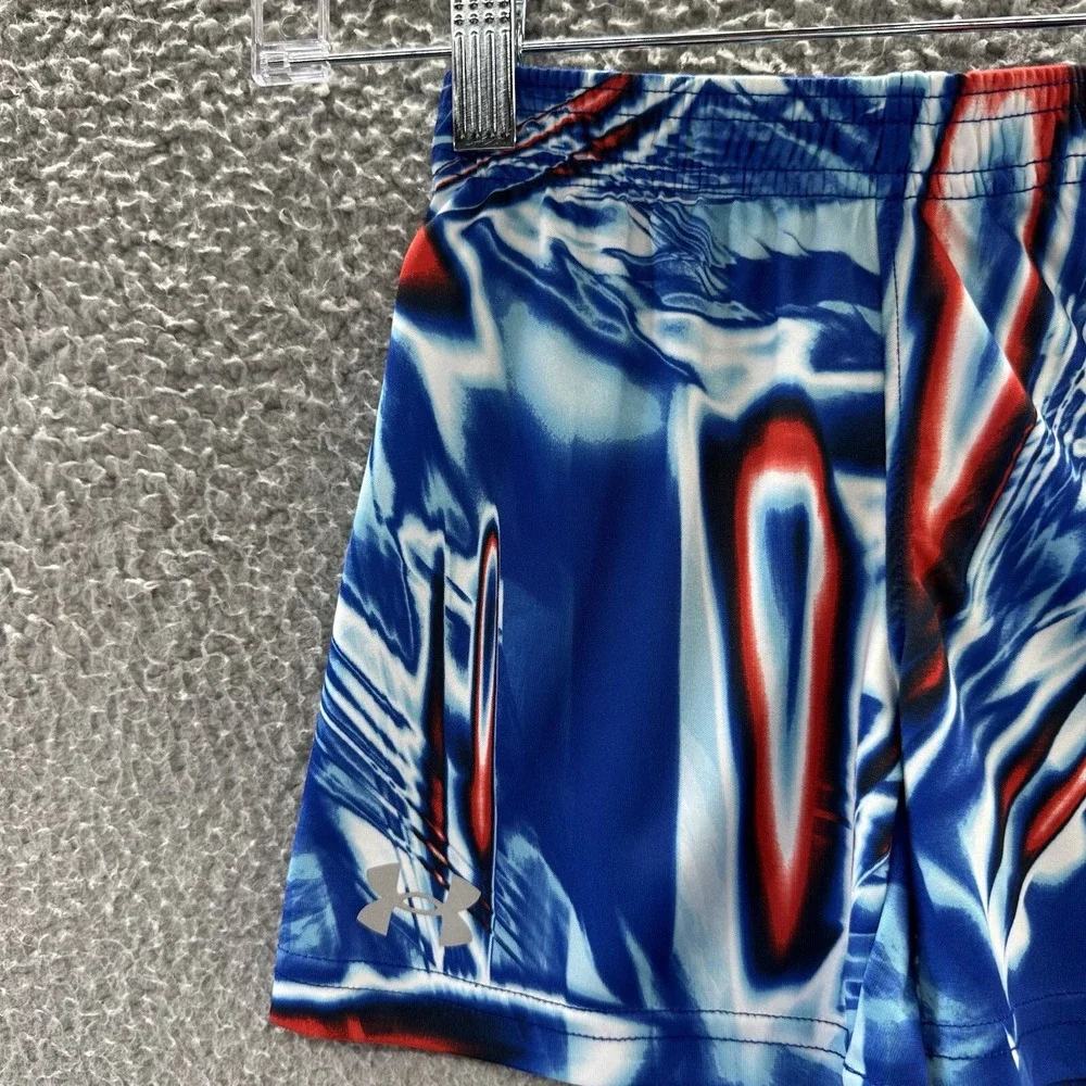 Under Armour Shorts Baby Boys Size 24 Months Blue Tie Dye Athletic Shorts 24M